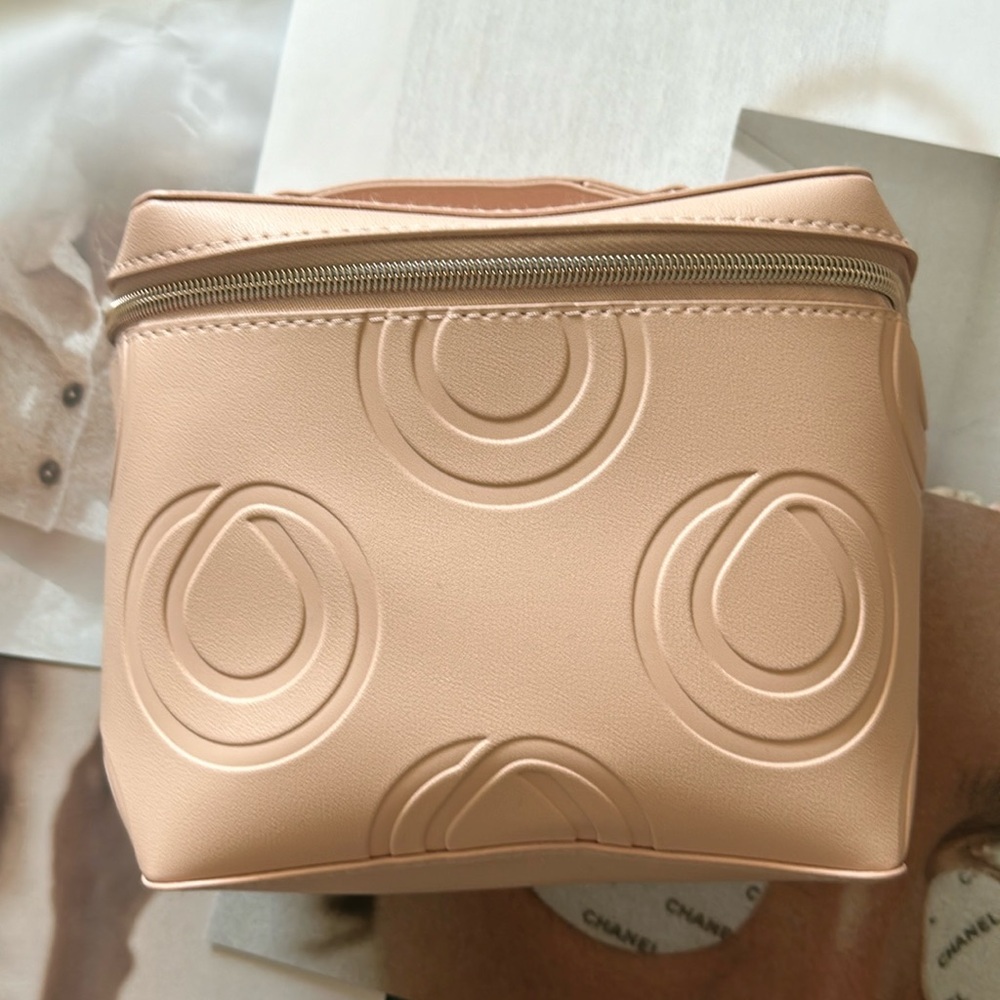 Monat Pink Makeup Bag